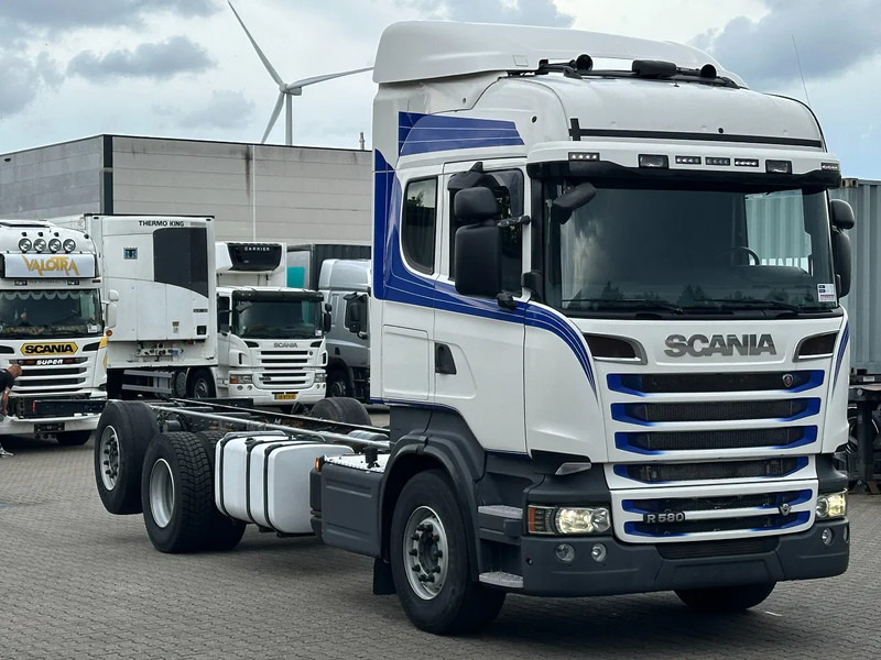 Scania R580 V8 6x2*4 Chassis Retarder Full Air 4.90 Wb Euro 6 - شاحنة هيكل كابينة: صورة 3 Scania R580 V8 6x2*4 Chassis Retarder Full Air 4.90 Wb Euro 6 - شاحنة هيكل كابينة: صورة 3