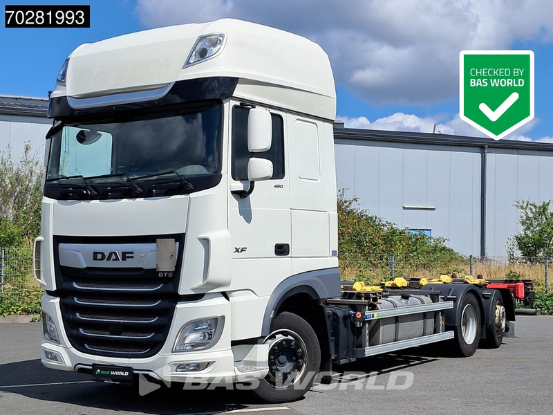 DAF XF 480 6X2 SSC Retarder 2xTanks Lift-Lenkachse ACC Euro 6 - شاحنات الحاويات / جسم علوي قابل للتغيير شاحنة: صورة 1 DAF XF 480 6X2 SSC Retarder 2xTanks Lift-Lenkachse ACC Euro 6 - شاحنات الحاويات / جسم علوي قابل للتغيير شاحنة: صورة 1