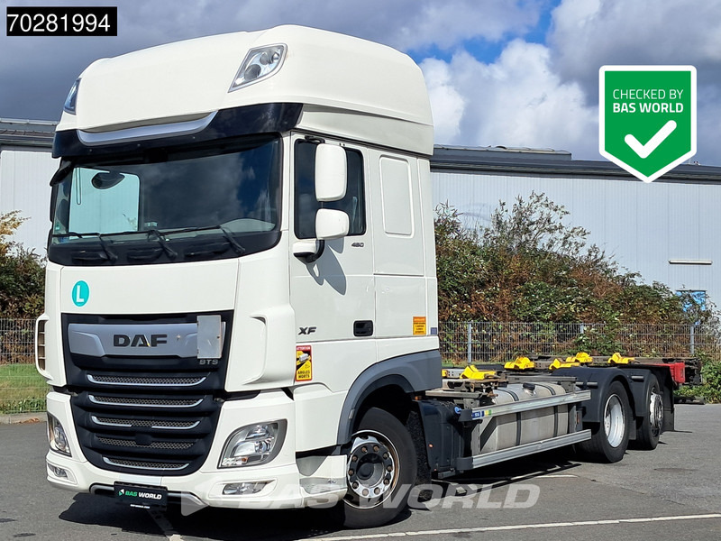 DAF XF 480 6X2 SSC Retarder 2xTanks Lift/Steering ACC Euro 6 - شاحنات الحاويات / جسم علوي قابل للتغيير شاحنة: صورة 1 DAF XF 480 6X2 SSC Retarder 2xTanks Lift/Steering ACC Euro 6 - شاحنات الحاويات / جسم علوي قابل للتغيير شاحنة: صورة 1