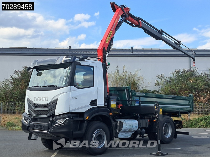 Iveco X-Way 460 4X2 NEW Palfinger PK12.501 Kran Crane Remote 3-way tipper ACC Navi - شاحنة قلاب, شاحنة كرين: صورة 2 Iveco X-Way 460 4X2 NEW Palfinger PK12.501 Kran Crane Remote 3-way tipper ACC Navi - شاحنة قلاب, شاحنة كرين: صورة 2