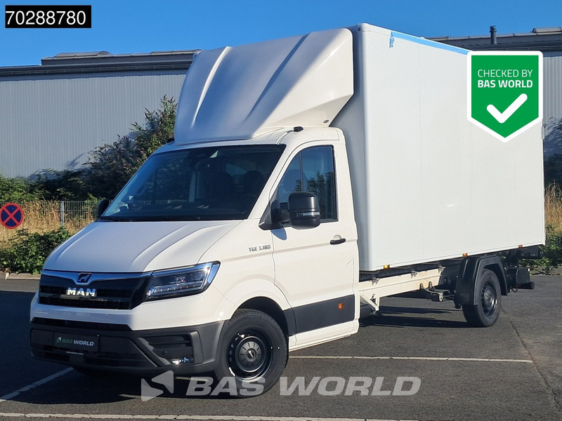 MAN TGE 3.180 Neu! Automatik 2025 Facelift Koffer Ladebordwand Navi Klima Tempomat LED Euro6 21m3 A/C Cruise control - شاحنة مغلقة الصندوق: صورة 1 MAN TGE 3.180 Neu! Automatik 2025 Facelift Koffer Ladebordwand Navi Klima Tempomat LED Euro6 21m3 A/C Cruise control - شاحنة مغلقة الصندوق: صورة 1