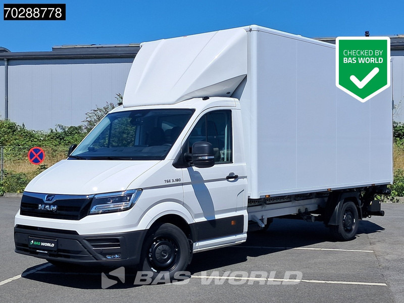 MAN TGE 3.180 Neu! Automatik 2025 Facelift Koffer Ladebordwand Navi Klima Tempomat LED Euro6 21m3 A/C Cruise control - شاحنة مغلقة الصندوق: صورة 1 MAN TGE 3.180 Neu! Automatik 2025 Facelift Koffer Ladebordwand Navi Klima Tempomat LED Euro6 21m3 A/C Cruise control - شاحنة مغلقة الصندوق: صورة 1