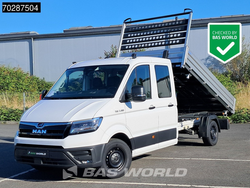 MAN TGE 3.180 Neu! Dreiseitenkipper Automatik 2025 Facelift 180PS AHK LED Klima Tempomat Navi ACC Euro6 Kieper 3m3 A/C Towbar Cruise control - قلاب صغير: صورة 1 MAN TGE 3.180 Neu! Dreiseitenkipper Automatik 2025 Facelift 180PS AHK LED Klima Tempomat Navi ACC Euro6 Kieper 3m3 A/C Towbar Cruise control - قلاب صغير: صورة 1