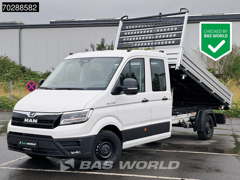 MAN TGE 3.180 Neu! Dreiseitenkipper Automatik 2025 Facelift 180PS AHK LED Klima Tempomat Navi ACC Euro6 Kieper 3m3 A/C Towbar - قلاب صغير: صورة 1 MAN TGE 3.180 Neu! Dreiseitenkipper Automatik 2025 Facelift 180PS AHK LED Klima Tempomat Navi ACC Euro6 Kieper 3m3 A/C Towbar - قلاب صغير: صورة 1