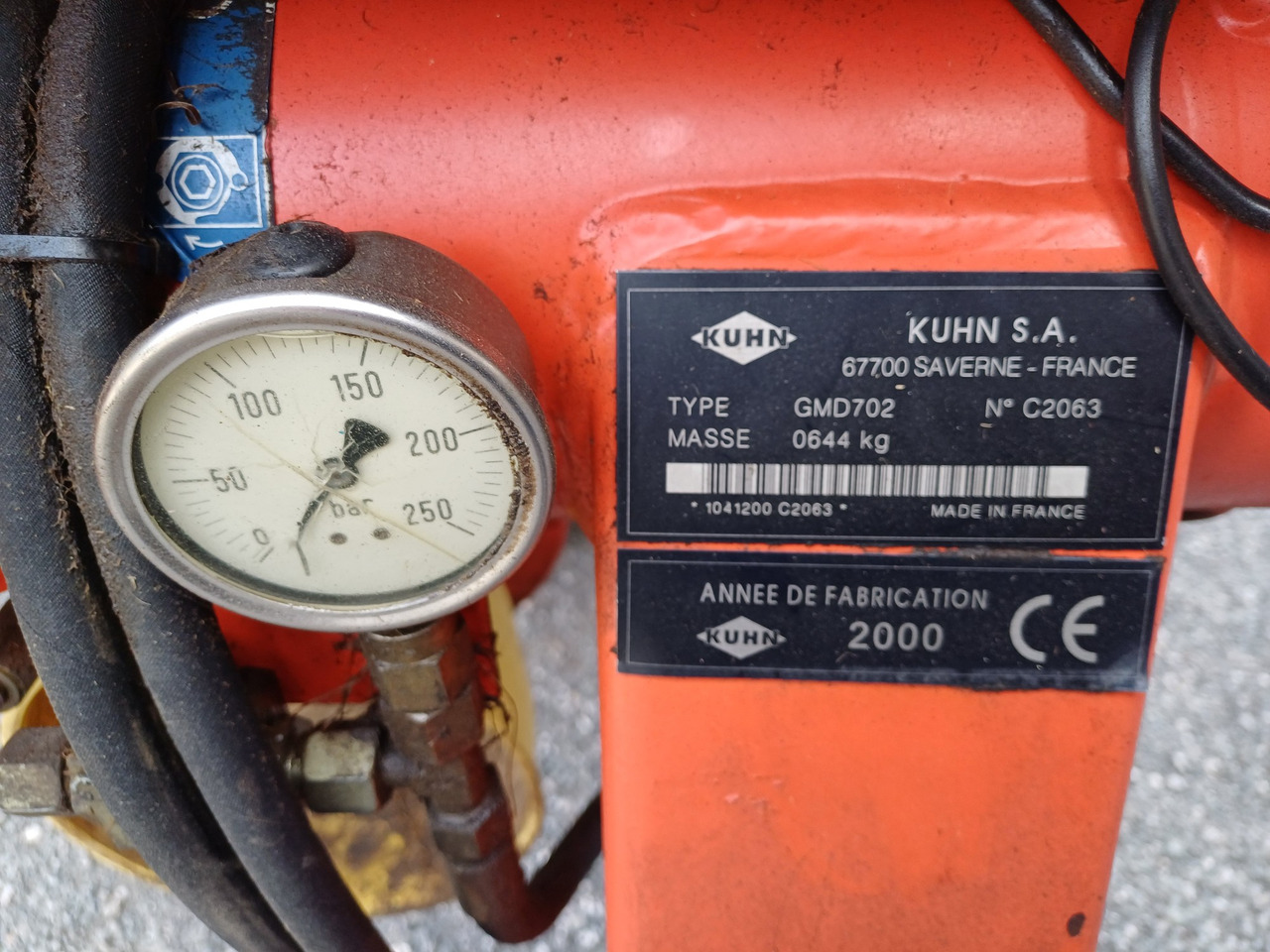 Kuhn GMD 702 (23145) - جزازة العشب: صورة 4 Kuhn GMD 702 (23145) - جزازة العشب: صورة 4