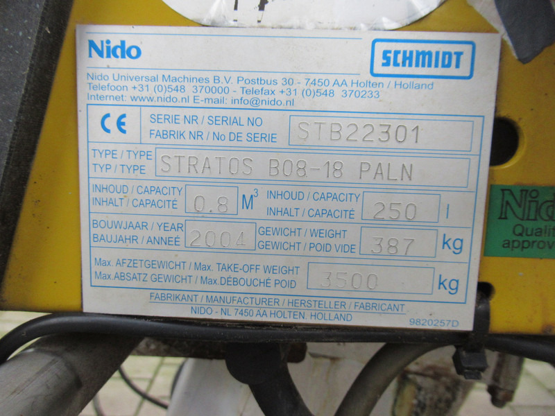 مفرشة الرمل/ الملح NIDO Stratos B08-18 PALN HYDRO Kort 0,8m3 + 250L Geen bedienkast nog !: صورة 9 مفرشة الرمل/ الملح NIDO Stratos B08-18 PALN HYDRO Kort 0,8m3 + 250L Geen bedienkast nog !: صورة 9