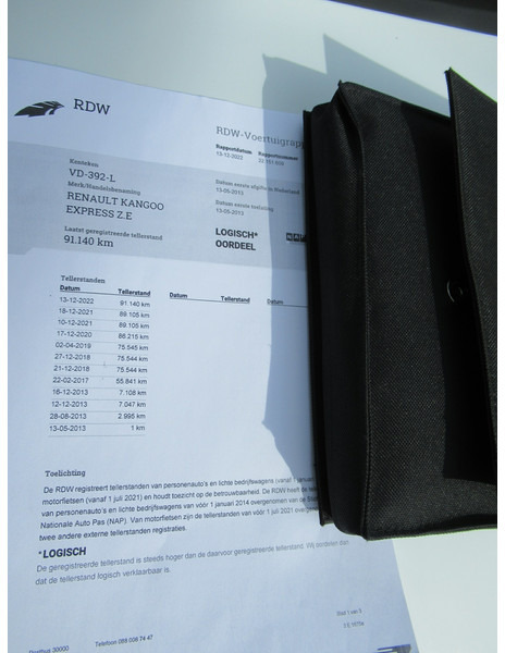 فان المدمجة, فان كهربائية Renault Kangoo Express Z.e Accu eigendom / Battery OWNED: صورة 9