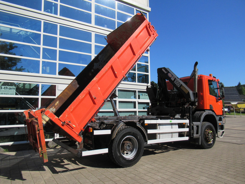 Scania P 114 CB 4x4 HZ 340 3-W. Tipper - 3-S. Kipper + HMF 1063 Crane Kran - شاحنة قلاب, شاحنة كرين: صورة 5 Scania P 114 CB 4x4 HZ 340 3-W. Tipper - 3-S. Kipper + HMF 1063 Crane Kran - شاحنة قلاب, شاحنة كرين: صورة 5