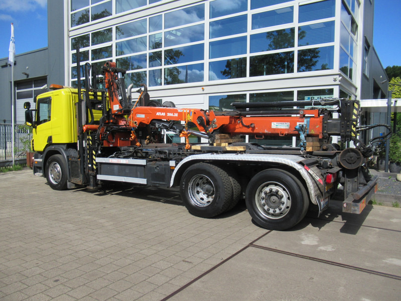 Scania P 340 B 6x2*4 VDL Haak - Kraan ATLAS 206.3E - شاحنة ذات خطاف, شاحنة كرين: صورة 5 Scania P 340 B 6x2*4 VDL Haak - Kraan ATLAS 206.3E - شاحنة ذات خطاف, شاحنة كرين: صورة 5
