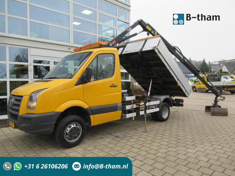 Volkswagen Crafter 50 2.5TDI 80KW HIAB 033 B-2 + Kipper Tipper - شاحنة قلاب, شاحنة كرين: صورة 1 Volkswagen Crafter 50 2.5TDI 80KW HIAB 033 B-2 + Kipper Tipper - شاحنة قلاب, شاحنة كرين: صورة 1