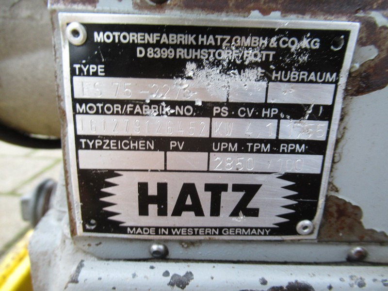 Wacker - Hatz DPS Trilplaat ES 75-2275, 4,1KW - لوحة اهتزازية: صورة 4 Wacker - Hatz DPS Trilplaat ES 75-2275, 4,1KW - لوحة اهتزازية: صورة 4