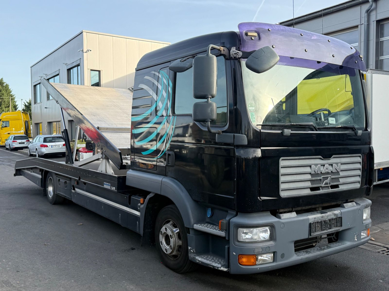 MAN TGL 8.210BL Moetefindt Doppelstock, Klima, Winde - شاحنة نقل سيارات شاحنة: صورة 1 MAN TGL 8.210BL Moetefindt Doppelstock, Klima, Winde - شاحنة نقل سيارات شاحنة: صورة 1