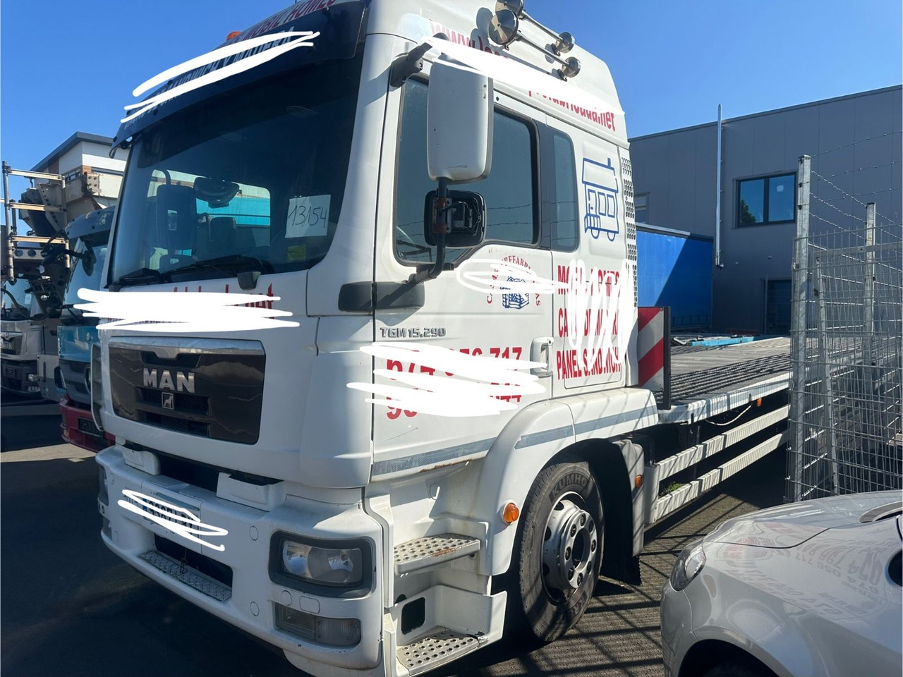 MAN TGM15.290*Rolfo*Flachzug*3xKasten/2xWohnmobil MAN TGM15.290*Rolfo*Flachzug*Anhänger inkl.* - شاحنة نقل سيارات شاحنة: صورة 1 MAN TGM15.290*Rolfo*Flachzug*3xKasten/2xWohnmobil MAN TGM15.290*Rolfo*Flachzug*Anhänger inkl.* - شاحنة نقل سيارات شاحنة: صورة 1