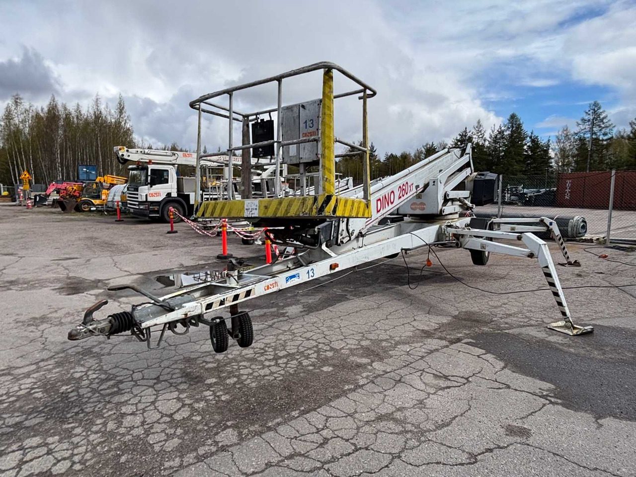 Trailer boom lift Dino 260XT - منصة العمل الجوية مقطورة: صورة 3 Trailer boom lift Dino 260XT - منصة العمل الجوية مقطورة: صورة 3