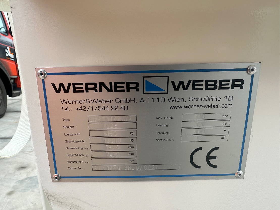 Werner & Weber Natvuil 12 m3 - جسم شاحنة قمامة: صورة 5 Werner & Weber Natvuil 12 m3 - جسم شاحنة قمامة: صورة 5