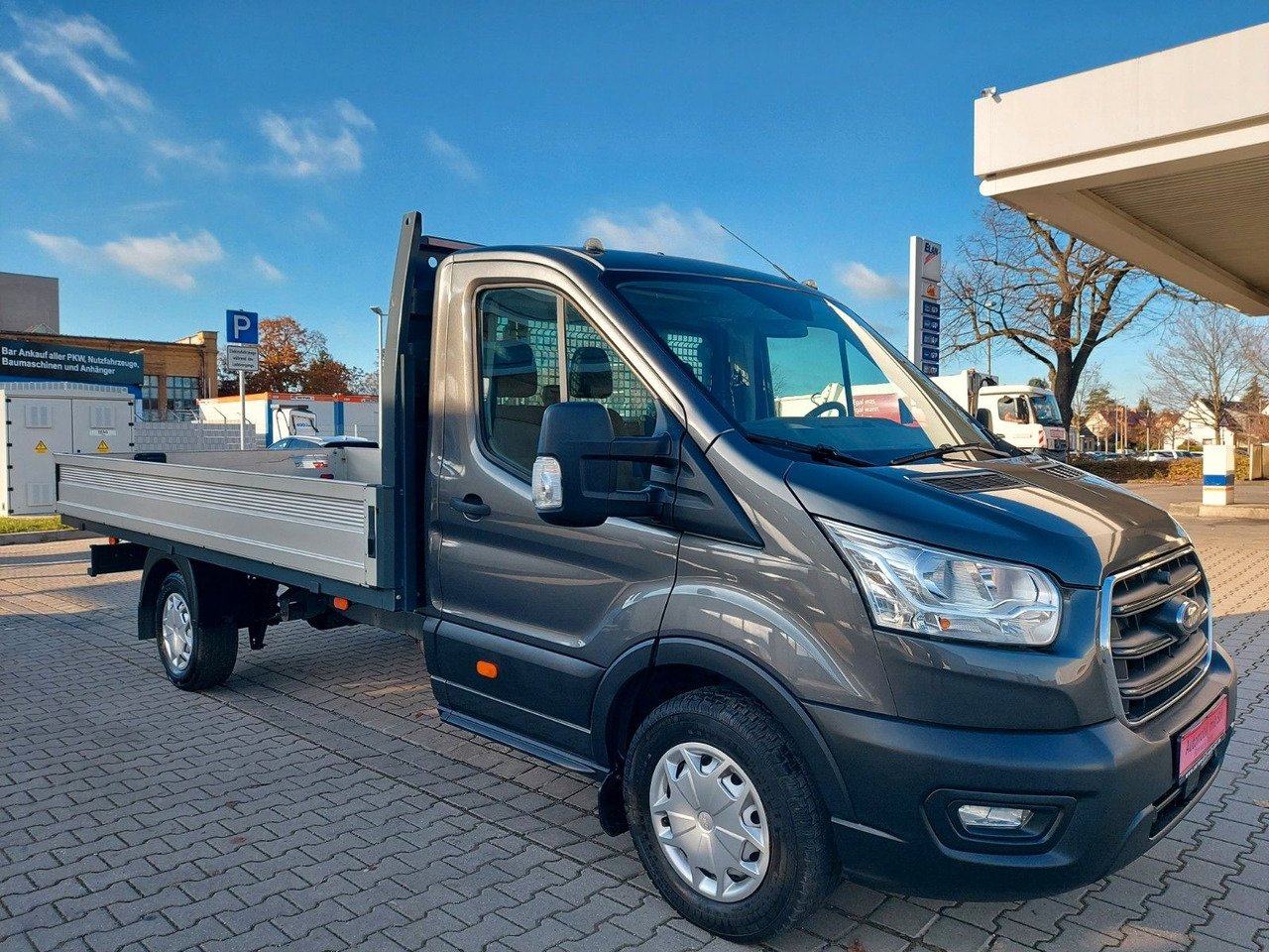 Ford Transit Pritsche 350 L4 extra lang Luftfeder - شاحنة مفتوحة: صورة 1 Ford Transit Pritsche 350 L4 extra lang Luftfeder - شاحنة مفتوحة: صورة 1
