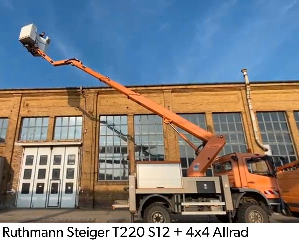 Mercedes-Benz ATEGO 4X4 1324 Hub Steiger Ruthmann T220 - منصة تلسكوبية محمولة على شاحنة: صورة 1 Mercedes-Benz ATEGO 4X4 1324 Hub Steiger Ruthmann T220 - منصة تلسكوبية محمولة على شاحنة: صورة 1