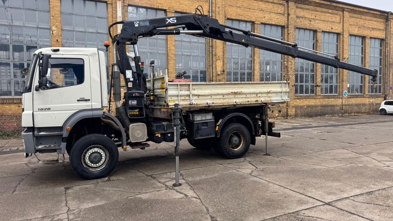 جديدة شاحنة قلاب, شاحنة كرين Mercedes-Benz AXOR 1828 MEILER HIAB 166 ES KRAN ALLRAD 4X4 Mercedes-Benz AXOR 1828 MEILER HIAB 166 ES KRAN ALLRAD 4X4: صورة 10