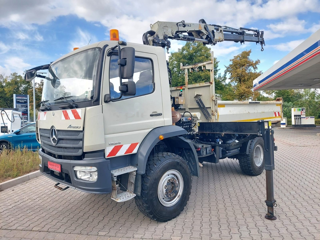 Mercedes-Benz Atego / 1324 MEILER 4X4 KRAN ATLAS 116.3 - شاحنة قلاب, شاحنة كرين: صورة 3 Mercedes-Benz Atego / 1324 MEILER 4X4 KRAN ATLAS 116.3 - شاحنة قلاب, شاحنة كرين: صورة 3
