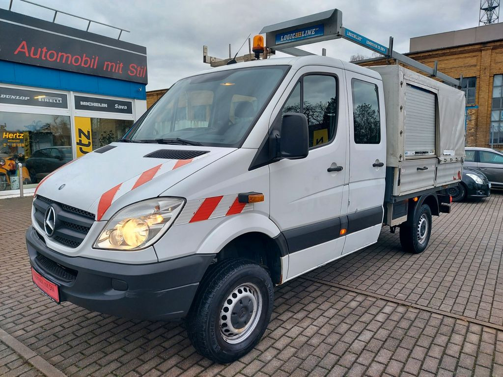 Mercedes-Benz Sprinter II DoKa 316 CDI 4X4 Pritsche 6 Sitze - شاحنة ستارة جانبية, الشاحنات الصغيرة كابينة مزدوجة: صورة 5 Mercedes-Benz Sprinter II DoKa 316 CDI 4X4 Pritsche 6 Sitze - شاحنة ستارة جانبية, الشاحنات الصغيرة كابينة مزدوجة: صورة 5