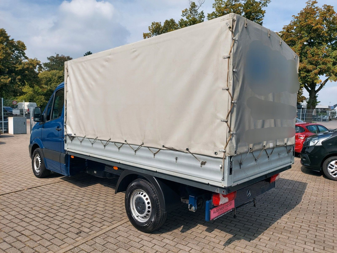 Mercedes-Benz Sprinter II Pritsche 316 Pritsche Plane - شاحنة ستارة جانبية: صورة 4 Mercedes-Benz Sprinter II Pritsche 316 Pritsche Plane - شاحنة ستارة جانبية: صورة 4