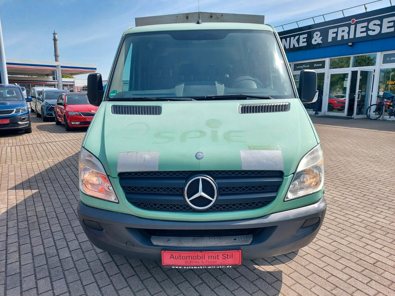 Mercedes-Benz Sprinter II Pritsche/DoKa 313 CDI KLIMA 7 SITZE - شاحنة ستارة جانبية, الشاحنات الصغيرة كابينة مزدوجة: صورة 2 Mercedes-Benz Sprinter II Pritsche/DoKa 313 CDI KLIMA 7 SITZE - شاحنة ستارة جانبية, الشاحنات الصغيرة كابينة مزدوجة: صورة 2