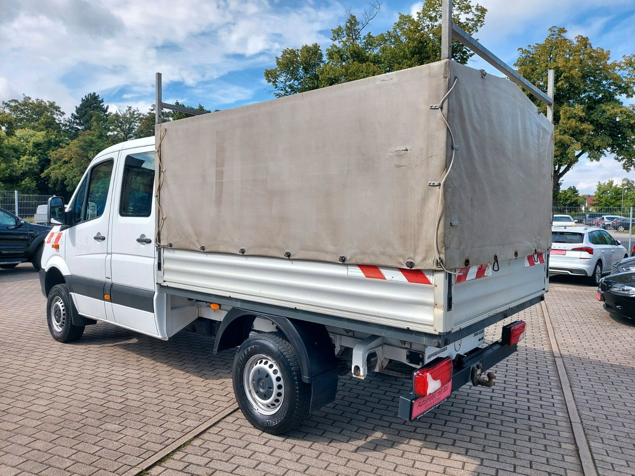 Mercedes-Benz Sprinter II Pritsche DoKa 316 4X4 Klima Standhei - شاحنة ستارة جانبية, الشاحنات الصغيرة كابينة مزدوجة: صورة 5 Mercedes-Benz Sprinter II Pritsche DoKa 316 4X4 Klima Standhei - شاحنة ستارة جانبية, الشاحنات الصغيرة كابينة مزدوجة: صورة 5
