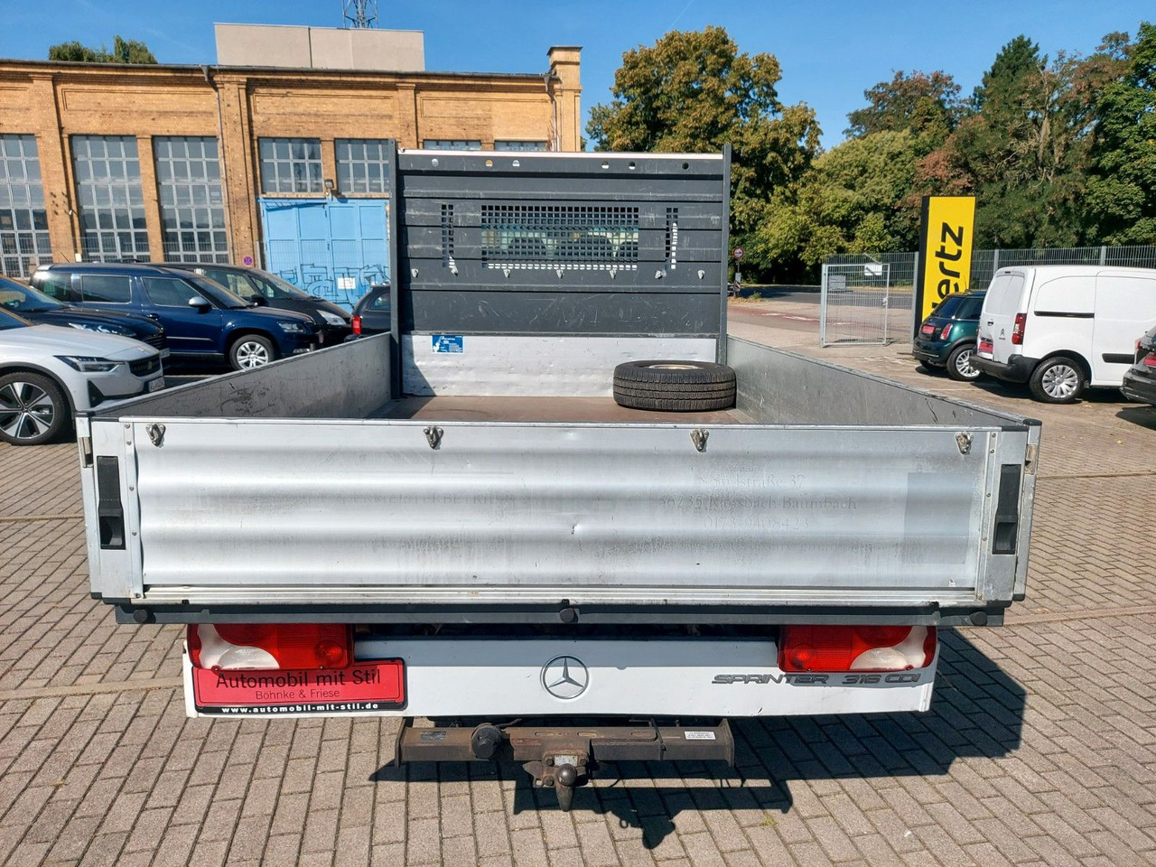 Mercedes-Benz Sprinter II Pritsche DoKa 316 Autom. lang 7Sitze - شاحنة مفتوحة, الشاحنات الصغيرة كابينة مزدوجة: صورة 4 Mercedes-Benz Sprinter II Pritsche DoKa 316 Autom. lang 7Sitze - شاحنة مفتوحة, الشاحنات الصغيرة كابينة مزدوجة: صورة 4