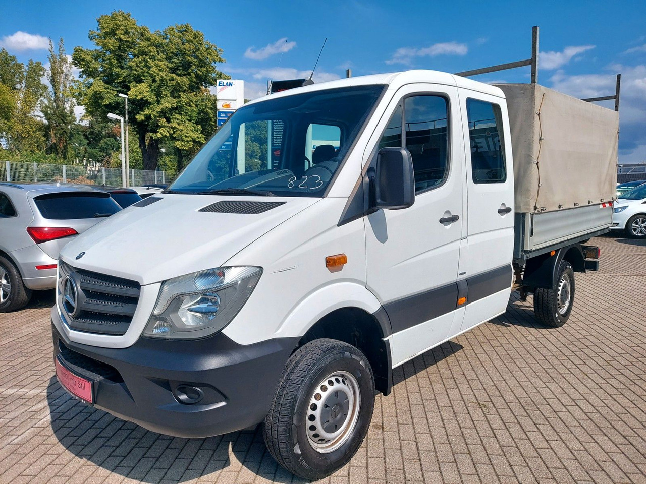 Mercedes-Benz Sprinter II Pritsche/DoKa 316 CDI 4X4 KLIMA - شاحنة ستارة جانبية, الشاحنات الصغيرة كابينة مزدوجة: صورة 4 Mercedes-Benz Sprinter II Pritsche/DoKa 316 CDI 4X4 KLIMA - شاحنة ستارة جانبية, الشاحنات الصغيرة كابينة مزدوجة: صورة 4