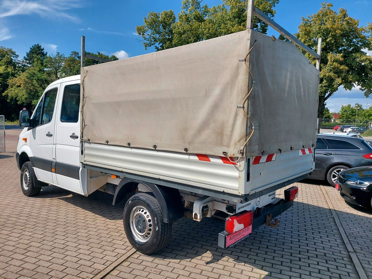 Mercedes-Benz Sprinter II Pritsche/DoKa 316 CDI 4X4 KLIMA - شاحنة ستارة جانبية, الشاحنات الصغيرة كابينة مزدوجة: صورة 5 Mercedes-Benz Sprinter II Pritsche/DoKa 316 CDI 4X4 KLIMA - شاحنة ستارة جانبية, الشاحنات الصغيرة كابينة مزدوجة: صورة 5