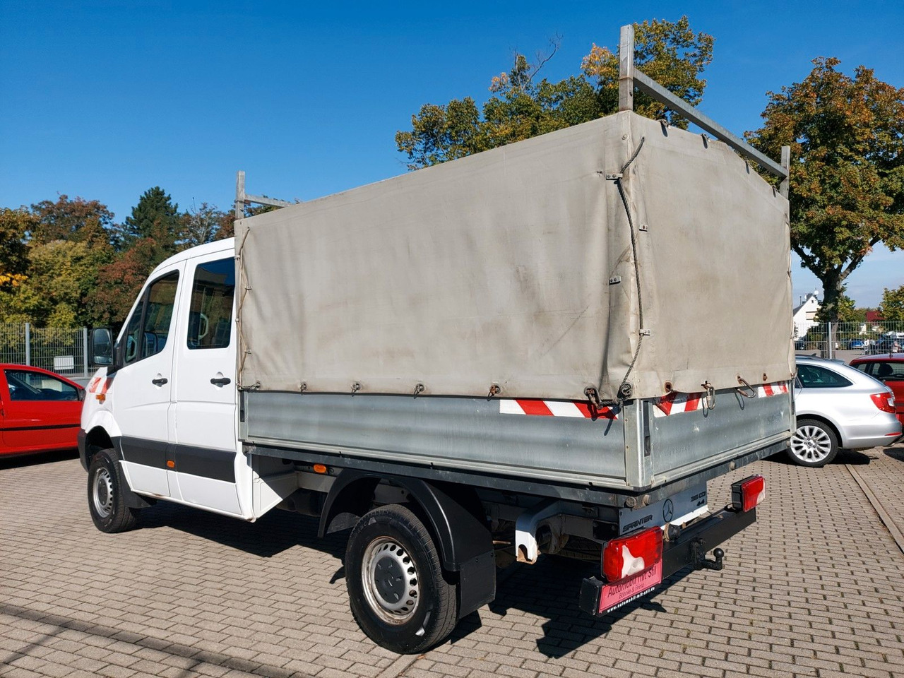 Mercedes-Benz Sprinter II Pritsche DoKa 316 CDI 4X4 Klima - شاحنة ستارة جانبية, الشاحنات الصغيرة كابينة مزدوجة: صورة 5 Mercedes-Benz Sprinter II Pritsche DoKa 316 CDI 4X4 Klima - شاحنة ستارة جانبية, الشاحنات الصغيرة كابينة مزدوجة: صورة 5