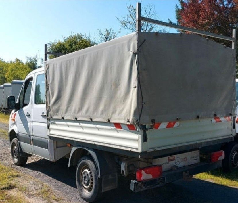 Mercedes-Benz Sprinter II Pritsche DoKa 316 CDI 4X4 Klima - شاحنة ستارة جانبية, الشاحنات الصغيرة كابينة مزدوجة: صورة 4 Mercedes-Benz Sprinter II Pritsche DoKa 316 CDI 4X4 Klima - شاحنة ستارة جانبية, الشاحنات الصغيرة كابينة مزدوجة: صورة 4