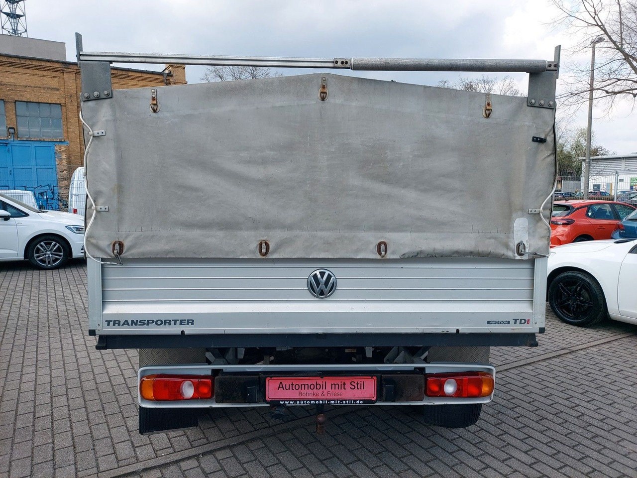 شاحنة ستارة جانبية, الشاحنات الصغيرة كابينة مزدوجة Volkswagen T5 Transporter Pritsche DOKA 4MOTION 4x4 Klima: صورة 7