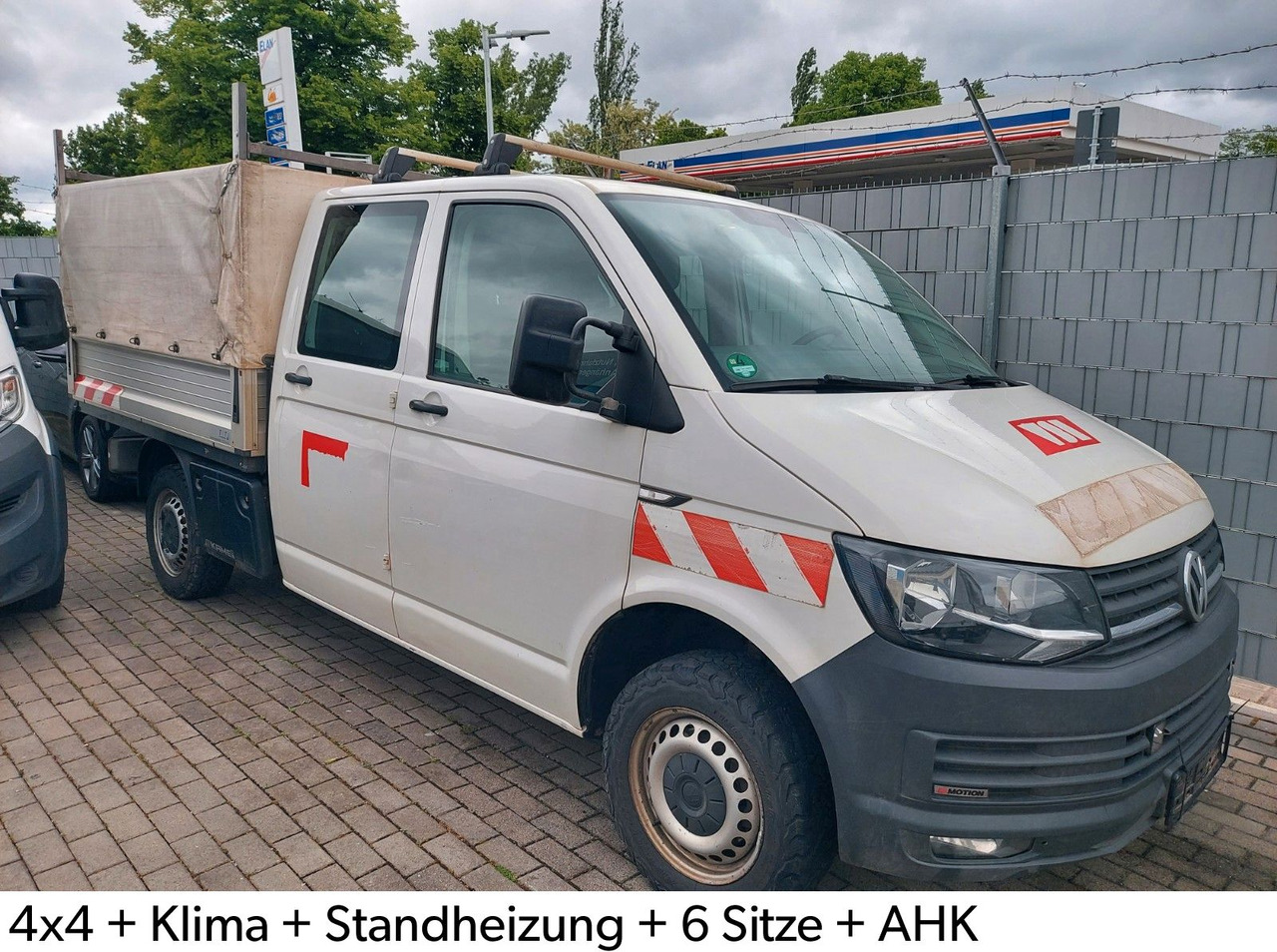 Volkswagen T6 Pritsche DOKA 4x4 6 Sitze Klima Standheizung - شاحنة مفتوحة, الشاحنات الصغيرة كابينة مزدوجة: صورة 1 Volkswagen T6 Pritsche DOKA 4x4 6 Sitze Klima Standheizung - شاحنة مفتوحة, الشاحنات الصغيرة كابينة مزدوجة: صورة 1