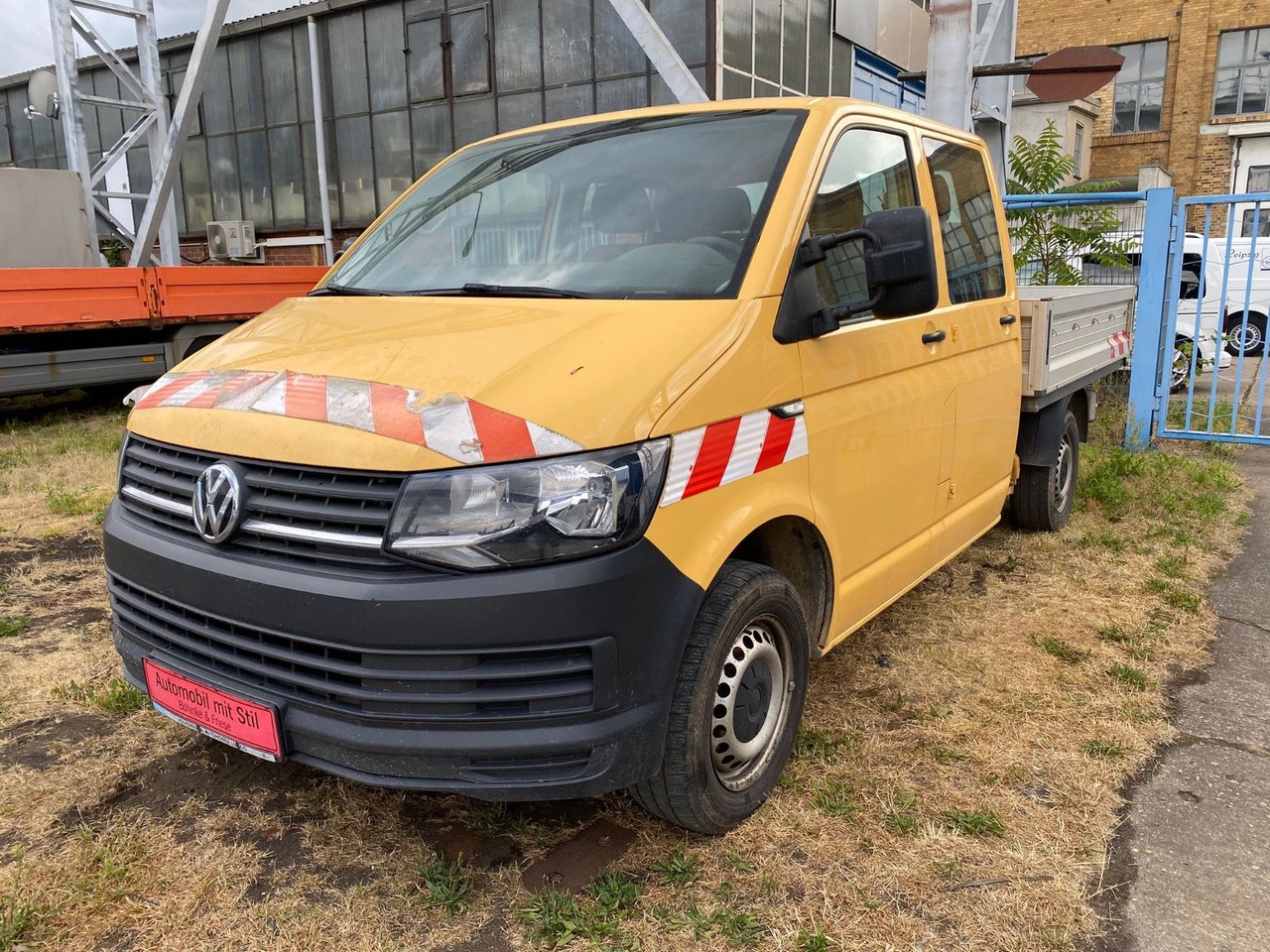 Volkswagen T6 Transporter Pritsche DOKA KLIMA NAVI MOTORSCH - شاحنة مفتوحة, الشاحنات الصغيرة كابينة مزدوجة: صورة 1 Volkswagen T6 Transporter Pritsche DOKA KLIMA NAVI MOTORSCH - شاحنة مفتوحة, الشاحنات الصغيرة كابينة مزدوجة: صورة 1