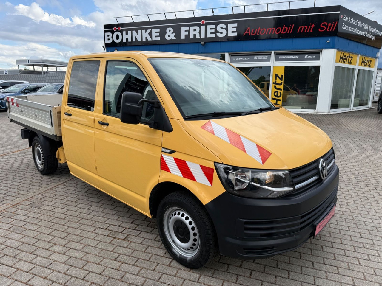 Volkswagen T6 Transporter Pritsche DOKA KLIMA NAVI - شاحنة مفتوحة, الشاحنات الصغيرة كابينة مزدوجة: صورة 1 Volkswagen T6 Transporter Pritsche DOKA KLIMA NAVI - شاحنة مفتوحة, الشاحنات الصغيرة كابينة مزدوجة: صورة 1