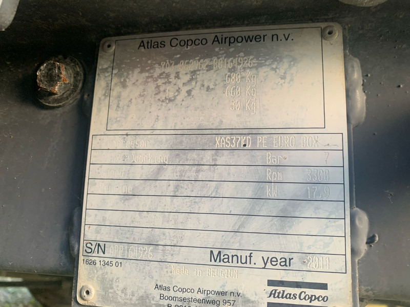 Atlas-Copco XAS 37 kd NVT - الضاغط: صورة 5 Atlas-Copco XAS 37 kd NVT - الضاغط: صورة 5