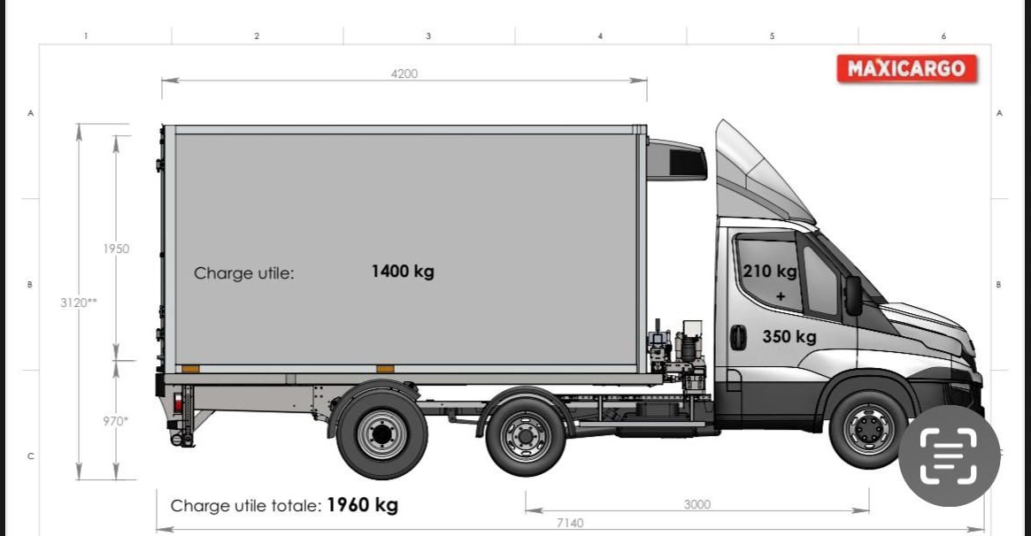 Iveco Daily 35C18 MAXICARGO Kühlkoffer/CARRIER/AC/EU6 - شاحنة مُبرّدة للتوصيل: صورة 5 Iveco Daily 35C18 MAXICARGO Kühlkoffer/CARRIER/AC/EU6 - شاحنة مُبرّدة للتوصيل: صورة 5
