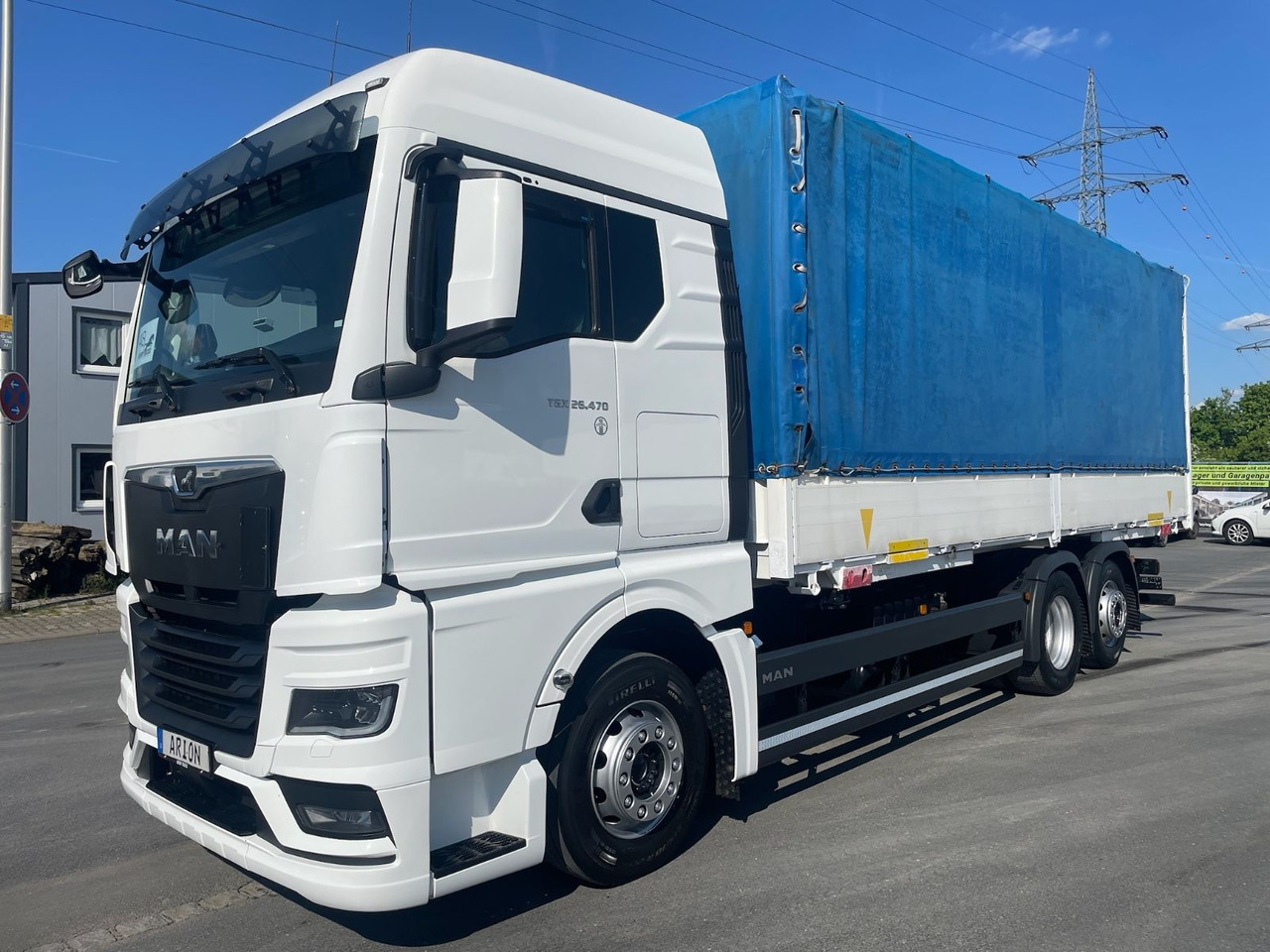 MAN TGX 26.470 6x2-4 LL Pritsche+Plane/BDF/NLA/EU6d - شاحنة ستارة: صورة 3 MAN TGX 26.470 6x2-4 LL Pritsche+Plane/BDF/NLA/EU6d - شاحنة ستارة: صورة 3