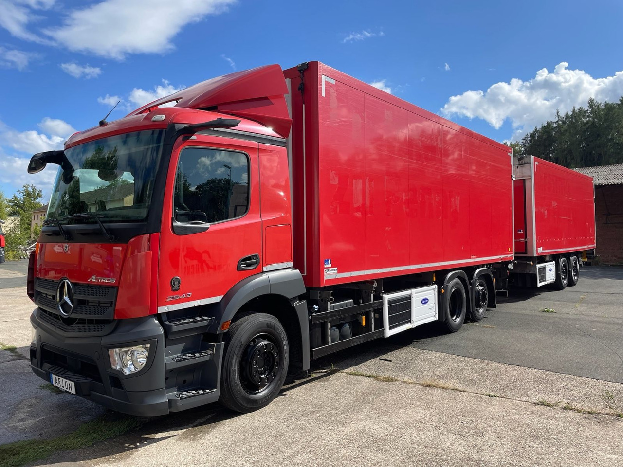 Mercedes-Benz Actros 2543 6x2 Kühlkoffer/CARRIER/KERSCHER/EU6d - شاحنة الفريزر: صورة 3 Mercedes-Benz Actros 2543 6x2 Kühlkoffer/CARRIER/KERSCHER/EU6d - شاحنة الفريزر: صورة 3