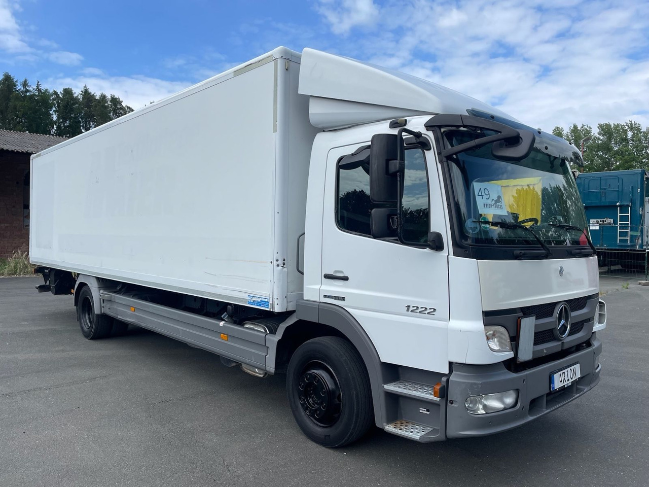Mercedes-Benz Atego 2 1222 4x2 Koffer/LBW/DAUTEL/8,25m/AC/EU5 - شاحنة مقفلة: صورة 1 Mercedes-Benz Atego 2 1222 4x2 Koffer/LBW/DAUTEL/8,25m/AC/EU5 - شاحنة مقفلة: صورة 1