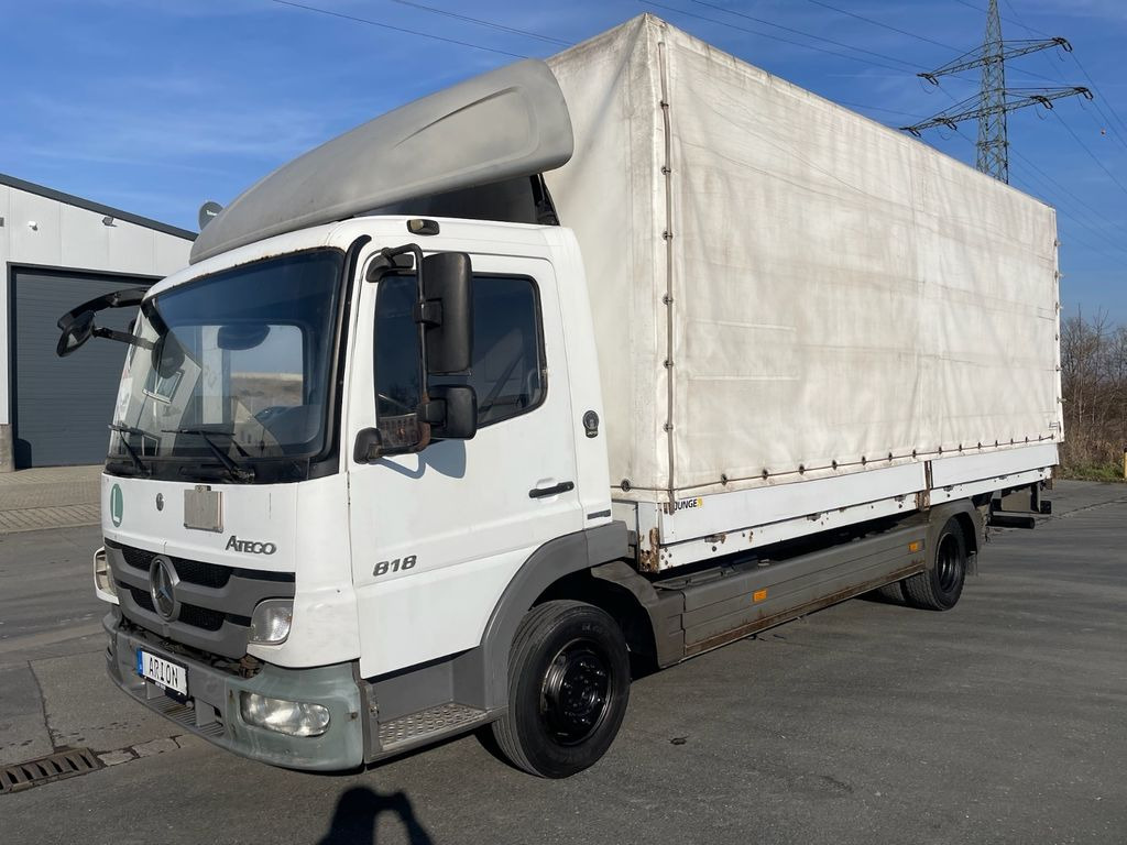 Mercedes-Benz Atego 818 4x2 Pritsche+Plane/LBW/BärCargoliftEU5 - شاحنة ستارة جانبية: صورة 3 Mercedes-Benz Atego 818 4x2 Pritsche+Plane/LBW/BärCargoliftEU5 - شاحنة ستارة جانبية: صورة 3