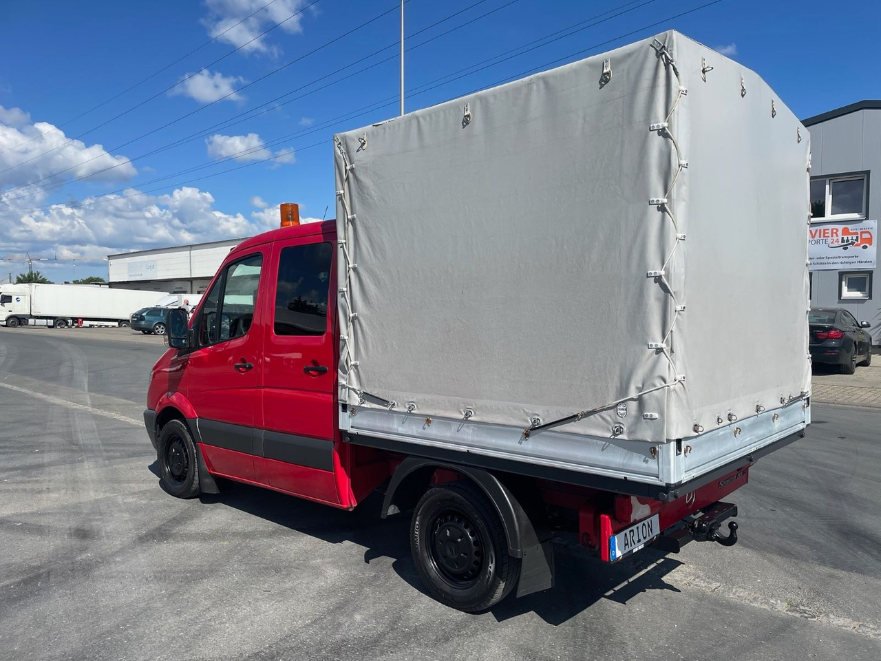 Mercedes-Benz Sprinter II 213 CDI Pritsche/DOKA/EU4/TÜV-05/27 - شاحنة ستارة جانبية, الشاحنات الصغيرة كابينة مزدوجة: صورة 4 Mercedes-Benz Sprinter II 213 CDI Pritsche/DOKA/EU4/TÜV-05/27 - شاحنة ستارة جانبية, الشاحنات الصغيرة كابينة مزدوجة: صورة 4