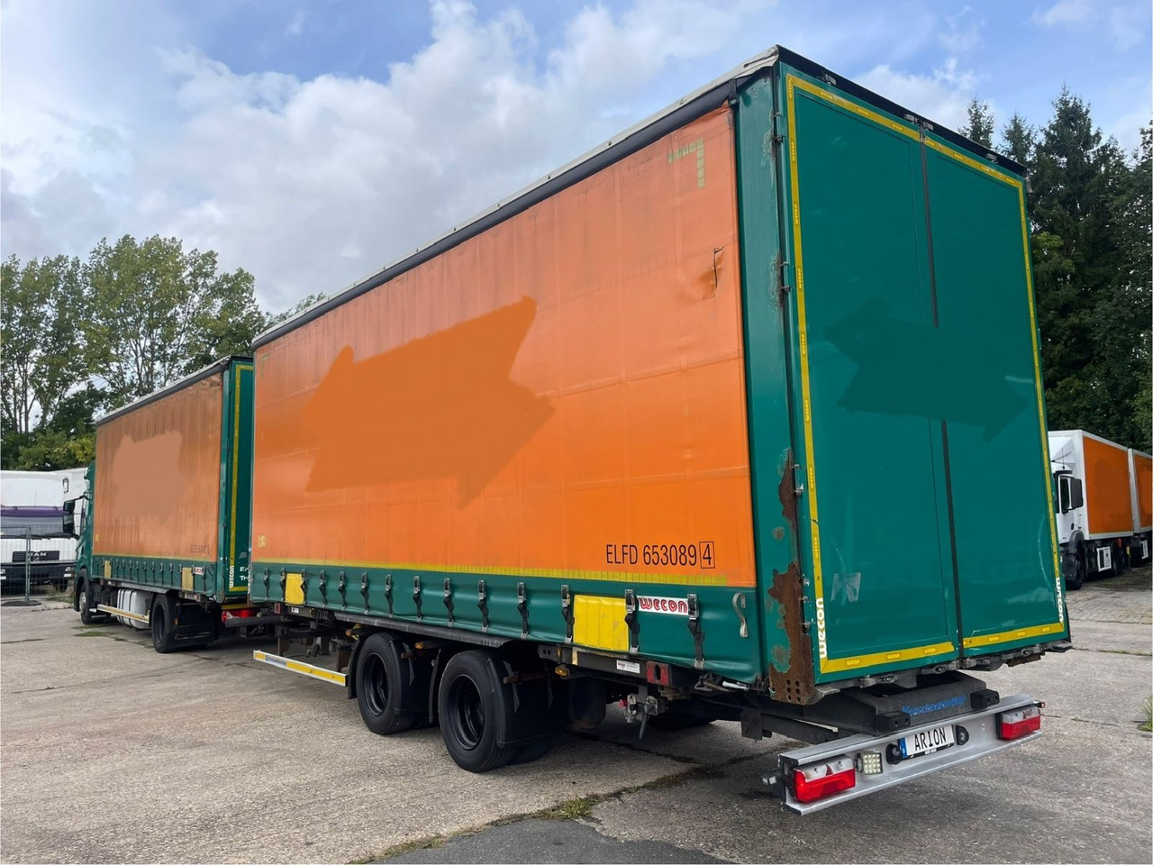 Scania G450 Pritsche+Plane/ANHÄNGER/KOTSCHENREUTHER - شاحنة ستارة: صورة 3 Scania G450 Pritsche+Plane/ANHÄNGER/KOTSCHENREUTHER - شاحنة ستارة: صورة 3