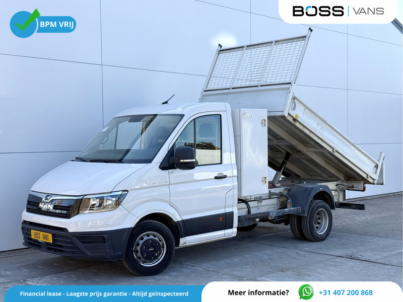 MAN TGE 5.120 2.0 TDI Kipper Dubbellucht Carplay Trekhaak Airco Camera Benne Tipper - قلاب صغير: صورة 1 MAN TGE 5.120 2.0 TDI Kipper Dubbellucht Carplay Trekhaak Airco Camera Benne Tipper - قلاب صغير: صورة 1
