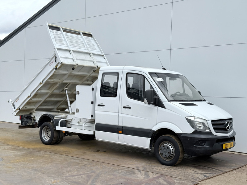 قلاب صغير, الشاحنات الصغيرة كابينة مزدوجة Mercedes-Benz Sprinter 514 2.2 CDI Kipper Dubbellucht Dubbele Cabine Climate Control Cruise Control Trekhaak 3.5t Tipper Benne DOKA: صورة 6