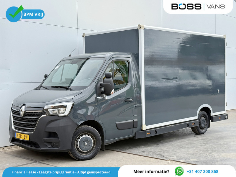 Renault Master Plancher T35 2.3 dCi 150pk Automaat APK 06-2026 Luchtvering LED Airco Cruise Control Camera Foodtruck Meubelbak Paardenwagen - شاحنة مغلقة الصندوق: صورة 1 Renault Master Plancher T35 2.3 dCi 150pk Automaat APK 06-2026 Luchtvering LED Airco Cruise Control Camera Foodtruck Meubelbak Paardenwagen - شاحنة مغلقة الصندوق: صورة 1