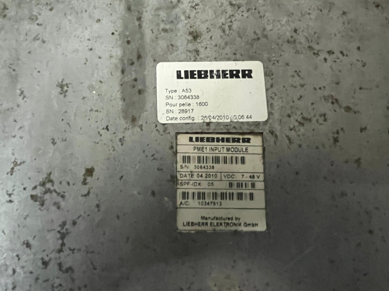 Liebherr Control PME1 input module - وحدة تحكم الكتروني: صورة 2 Liebherr Control PME1 input module - وحدة تحكم الكتروني: صورة 2