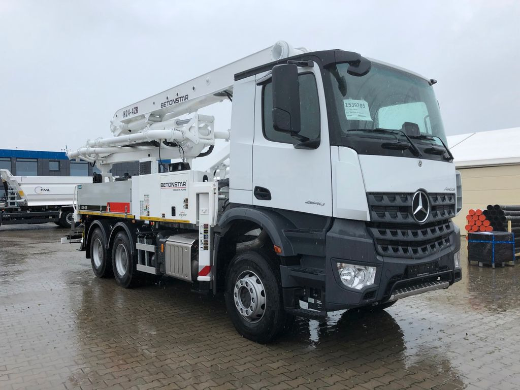 Mercedes-Benz AROCS 2840 BETONSTAR H24.14-4ZR - مضخة خرسانة: صورة 1 Mercedes-Benz AROCS 2840 BETONSTAR H24.14-4ZR - مضخة خرسانة: صورة 1