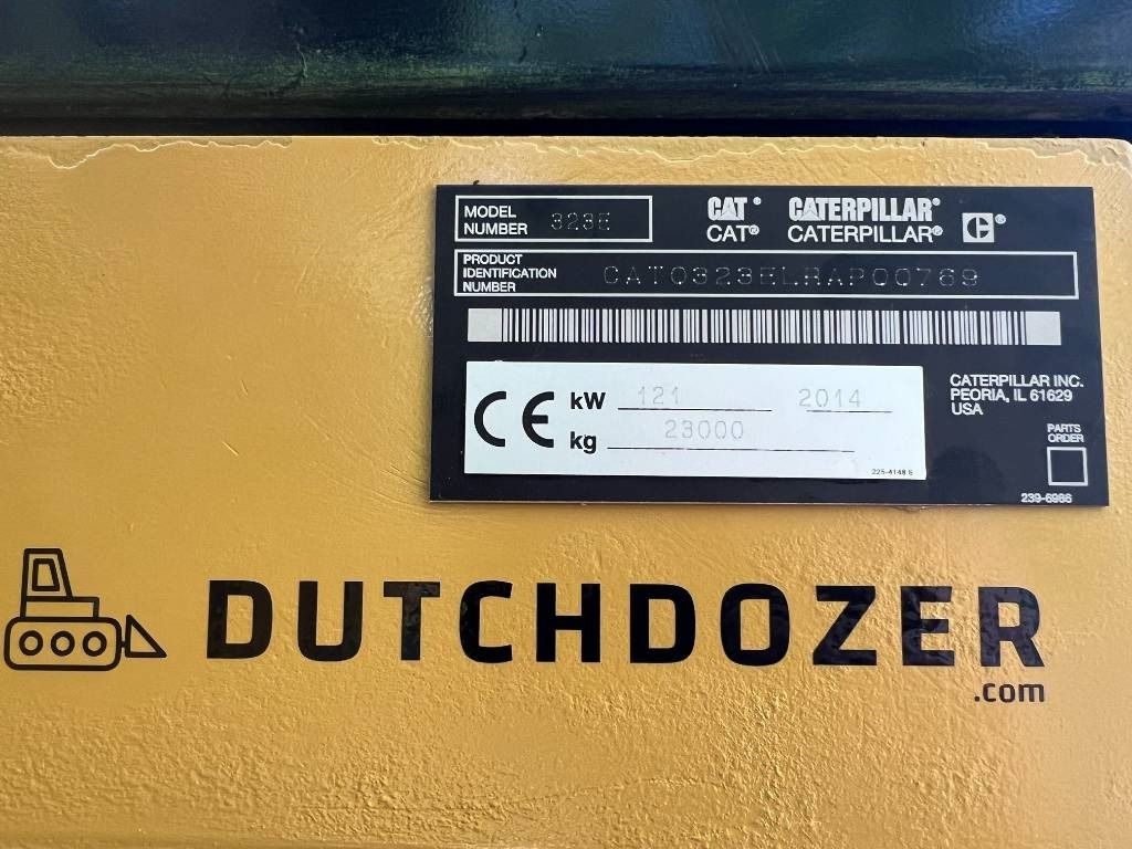 حفار زحاف CAT 323 E: صورة 7